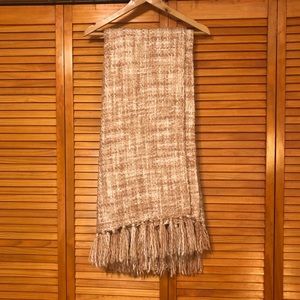 Pastel Knit Throw Blanket